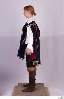  Photos Woman in guard Dress 1 Decorated dress a poses musketeer dress whole body 0003.jpg